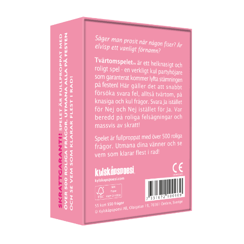 Bild på Tvärtomspelet - Festens favorit!