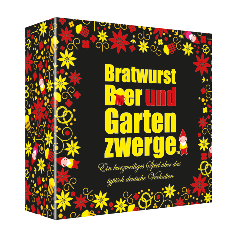 Bratwurst Bier und Gartenzwerge