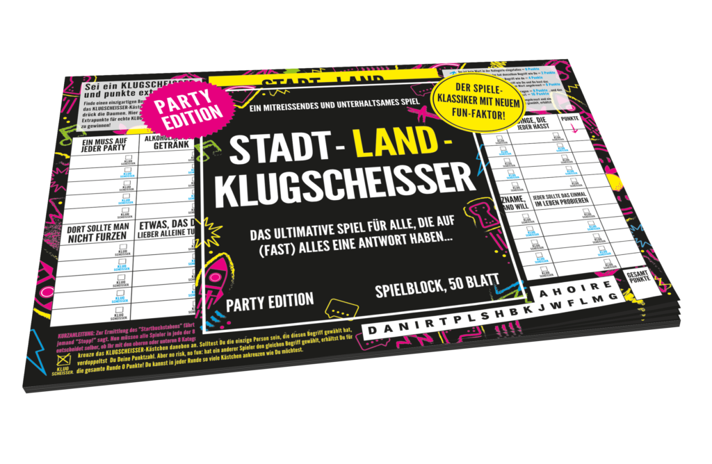 STADT-LAND-KLUGSCHEISSER – Party